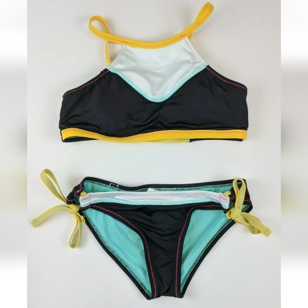 Hobie Girls Bikini Swim Set, Multi, Girls 10